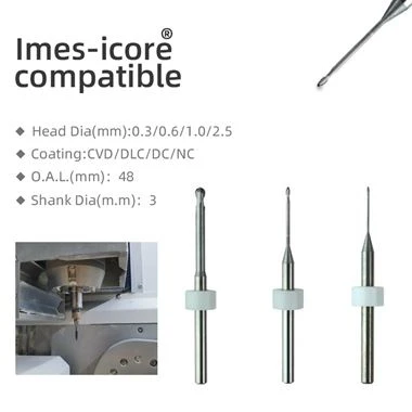 0.6 1.0 2.5mm Imes Icore 240i 250i fräsborrar
