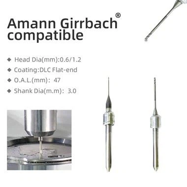 Amann Girrbach diamantfräsverktyg för zirconia